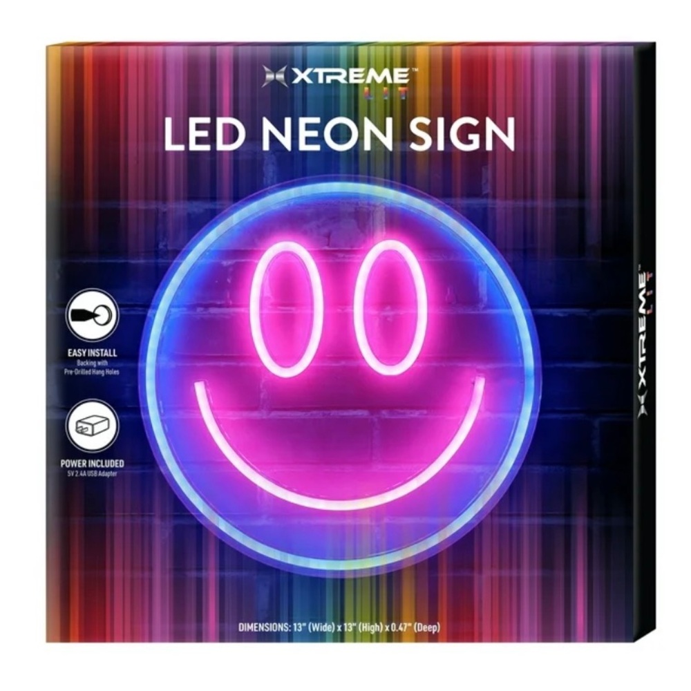 LED Neón sign brand new in a leaked box 13x13”
